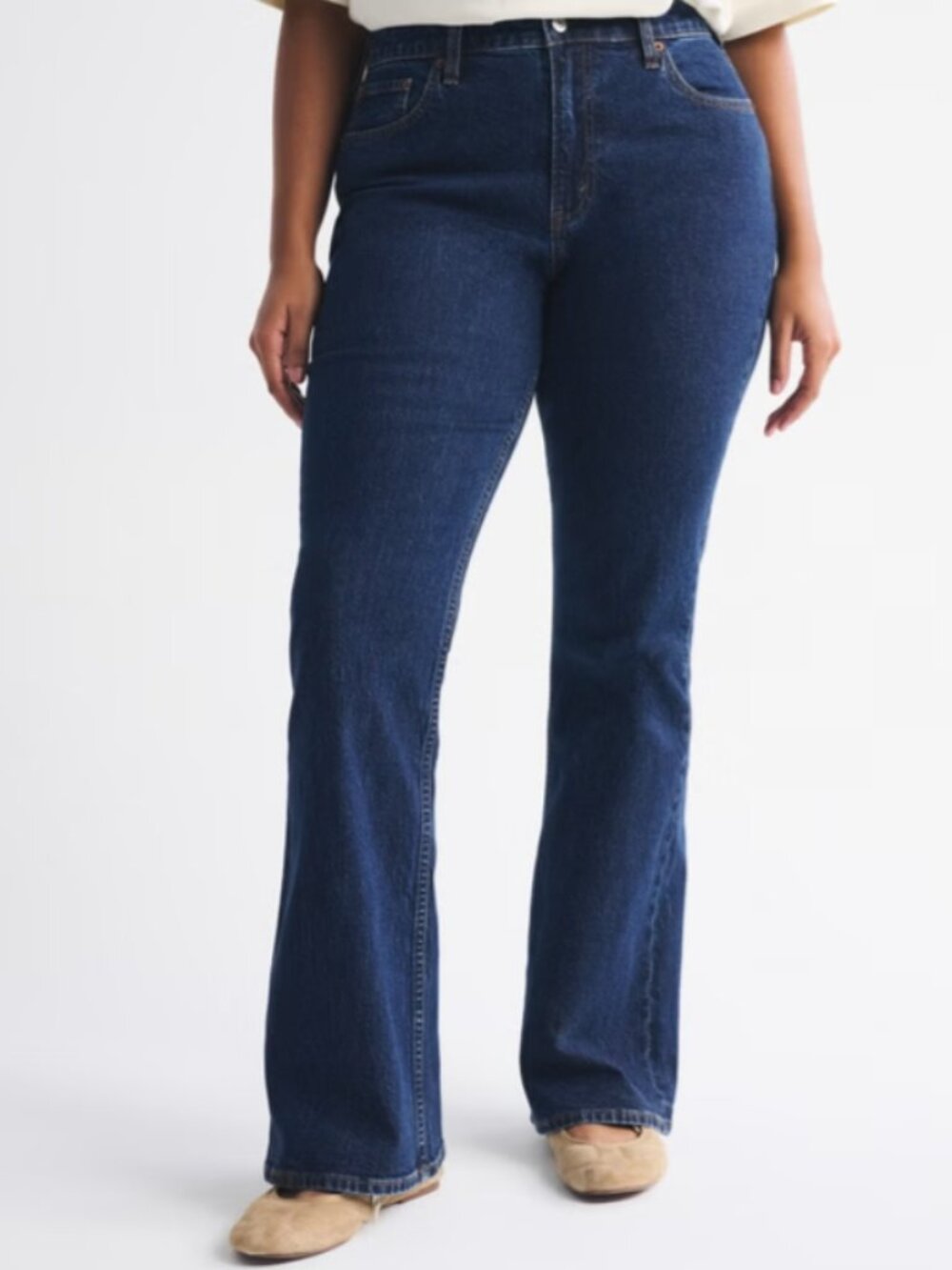 Abercrombie Curve Love High Rise Bootcut Jean - 27 Short